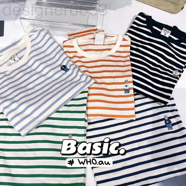 women's t-shirt designer xhj017 korea chao brand summer bear embroidery stripe round neck loose short sleeve 4t3f, White
women's t-shirt designer xhj017 korea chao brand summer bear embroidery stripe round neck loose short sleeve 4t3f, White