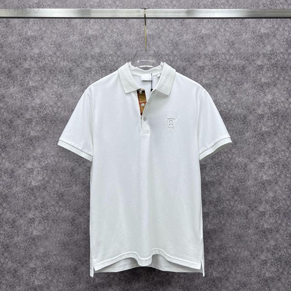 men's polos designer 2022ss summer new mercerized pearl ground cotton men's short sleeved polo shirt business casual turned tb emb, White;black
men's polos designer 2022ss summer new mercerized pearl ground cotton men's short sleeved polo shirt business casual turned tb emb, White;black