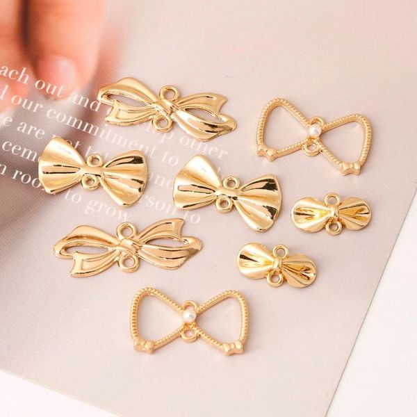 charms vintage antique gold bow pendant for necklace bracelet earring making jewelry diy fashion bijoux findings, Bronze;silver
charms vintage antique gold bow pendant for necklace bracelet earring making jewelry diy fashion bijoux findings, Bronze;silver