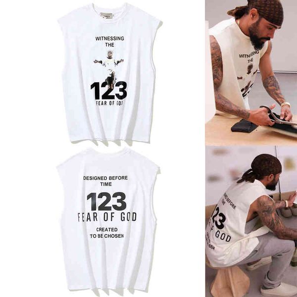 hip hop fog branded street angel sleeve vest men's sleeveless t-shirt unique design graphic men short sleeves clothes, Gray
hip hop fog branded street angel sleeve vest men's sleeveless t-shirt unique design graphic men short sleeves clothes, Gray