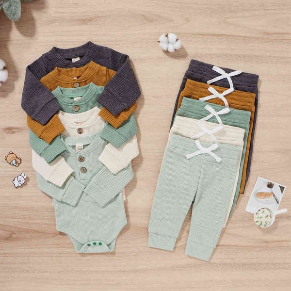 citgeett spring solid toddler baby girls boys waffle plaid outfits long sleeve romper and casual pants clothing set 0-24months j220711, White
citgeett spring solid toddler baby girls boys waffle plaid outfits long sleeve romper and casual pants clothing set 0-24months j220711, White