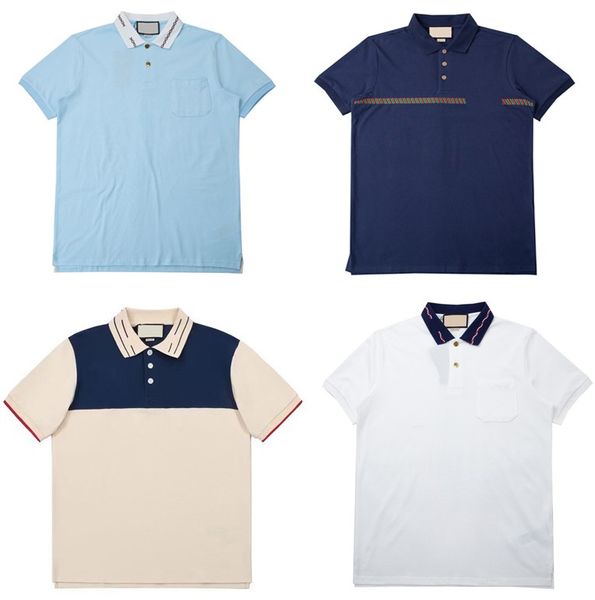 22ss spring summer pocket polo tee t shirt short sleeve patchwork women mens fashion tshirt boutique details, Black;brown
22ss spring summer pocket polo tee t shirt short sleeve patchwork women mens fashion tshirt boutique details, Black;brown