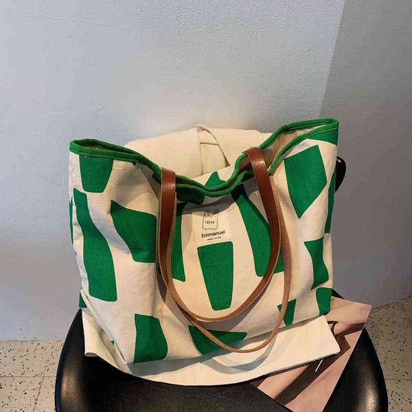 canvas design shoulder women's bag ladies travel shopper bags for women large capacity female shopping handbags g220517
canvas design shoulder women's bag ladies travel shopper bags for women large capacity female shopping handbags g220517