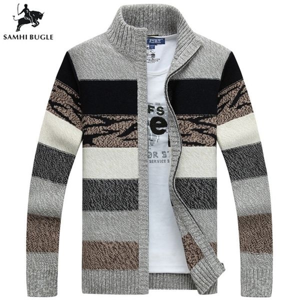samhibugle knitted sweater men cardigans collar winter wool sweater fashion cardigans male sweaters coat brand men's clothing 201202, White;black
samhibugle knitted sweater men cardigans collar winter wool sweater fashion cardigans male sweaters coat brand men's clothing 201202, White;black