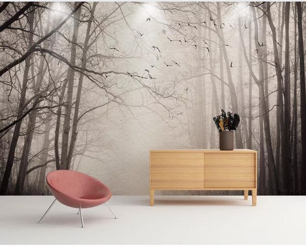 custom wallpaper forest bird retro tv background wall art decorative painting
custom wallpaper forest bird retro tv background wall art decorative painting