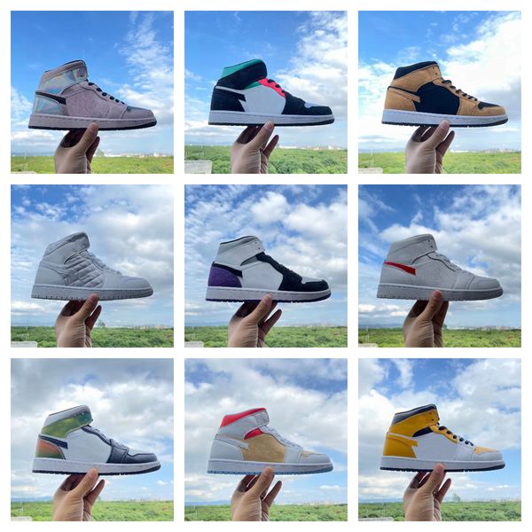 2022 men women basketball shoes 1s jumpman 1 high mid bordeaux atmosphere bred patent university blue hyper royal pale ivory mens trainers s, Black
2022 men women basketball shoes 1s jumpman 1 high mid bordeaux atmosphere bred patent university blue hyper royal pale ivory mens trainers s, Black