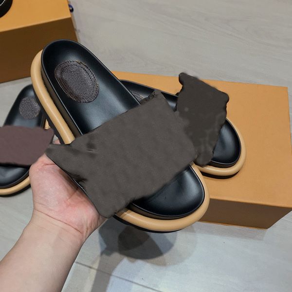 fashion women sandal pool pillow flat mules men flat slides designer sandals print technical textile soft down filling summer beach outdoor, Black
fashion women sandal pool pillow flat mules men flat slides designer sandals print technical textile soft down filling summer beach outdoor, Black