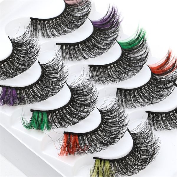 shidishangpin 5 pairs colored 3d bulk faux wispy mink lashes pack short wholesales natural false eyelashes 220621
shidishangpin 5 pairs colored 3d bulk faux wispy mink lashes pack short wholesales natural false eyelashes 220621