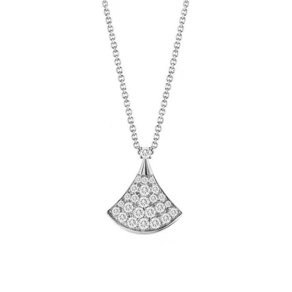 luxury designer fan-shaped pendant necklaces jewelry for women fashion designers brand full diamond simple pendants necklace for men valenti, Silver
luxury designer fan-shaped pendant necklaces jewelry for women fashion designers brand full diamond simple pendants necklace for men valenti, Silver
