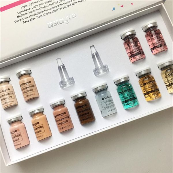 12 vials 8ml stayve bb cream glow whitening liquid foundation beginner starter kit for dr pen microneedle mesotherapy286b
12 vials 8ml stayve bb cream glow whitening liquid foundation beginner starter kit for dr pen microneedle mesotherapy286b