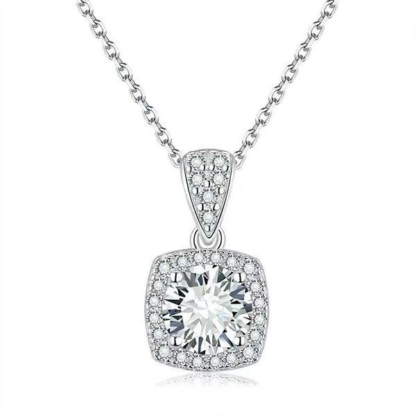 trendy pendant necklaces s925 sterling silver princess square moissanite necklace women jewelry plated 18k gold diamond birthday gift
trendy pendant necklaces s925 sterling silver princess square moissanite necklace women jewelry plated 18k gold diamond birthday gift