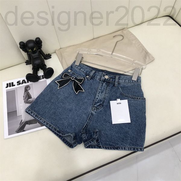 women's jeans designer sharp goods high-end net red spring and summer bow decoration versatile thin denim shorts for women 43m0, Blue
women's jeans designer sharp goods high-end net red spring and summer bow decoration versatile thin denim shorts for women 43m0, Blue