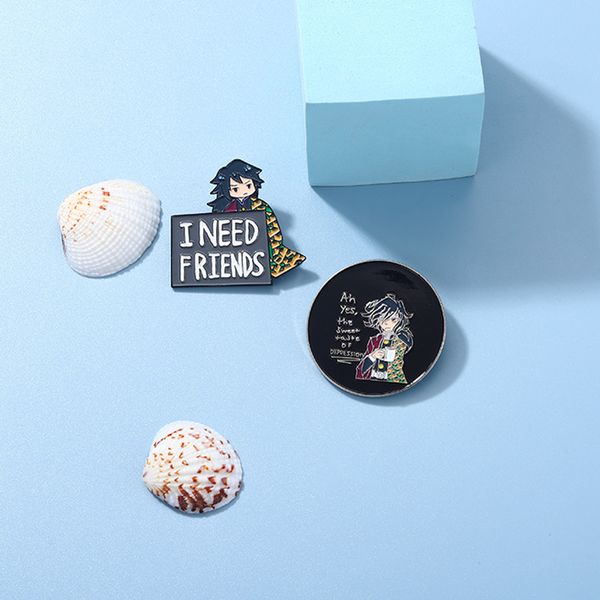 comics anime icon enamel i need friends character lapel brooch pins cartoon jewelry gift for kids friends badge, Gray
comics anime icon enamel i need friends character lapel brooch pins cartoon jewelry gift for kids friends badge, Gray