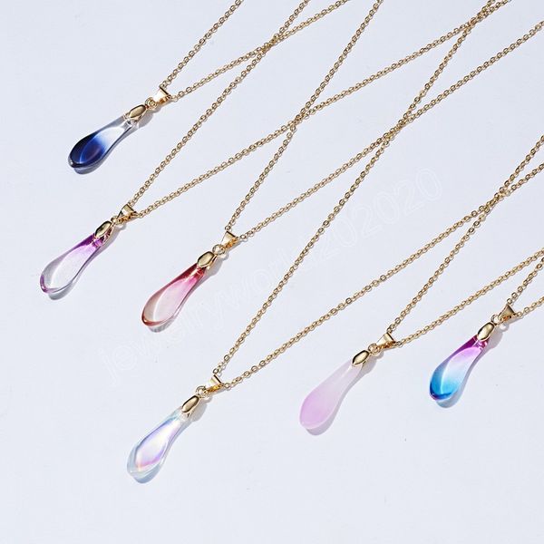 fashion opal water drop pendant necklaces women creative necklace with paper card gifts, Silver
fashion opal water drop pendant necklaces women creative necklace with paper card gifts, Silver