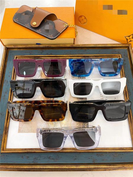 new designer sunglasses style personalized sunglass 2022 new z1447e super fire ins net red same box sunglass for men and women, White;black