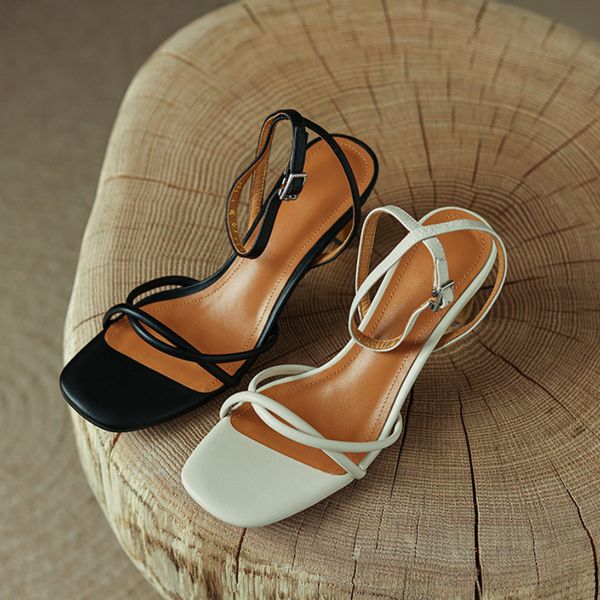ladies classic luxury casual sandals simple style slotted open toe high heels women's summer new versatile comfortable office shoes, Black
ladies classic luxury casual sandals simple style slotted open toe high heels women's summer new versatile comfortable office shoes, Black