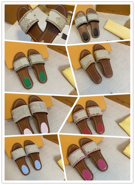 2022 summer fashion women's slippers embroidered sandals slippers flat quilted nappa leather casual walking shoes, Black
2022 summer fashion women's slippers embroidered sandals slippers flat quilted nappa leather casual walking shoes, Black