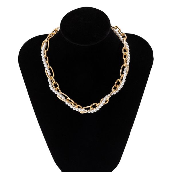 weave imitation pearl beads short choker necklace for women small fragrance stitching metal fashion elegant trendy collar ladies girls jewel, Silver
weave imitation pearl beads short choker necklace for women small fragrance stitching metal fashion elegant trendy collar ladies girls jewel, Silver