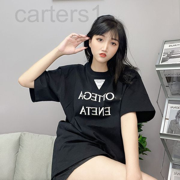 women's t-shirt designer 2022 summer new correct version loose and thin round neck letter embroidery t-shirt casual short sleeve wear x, White
women's t-shirt designer 2022 summer new correct version loose and thin round neck letter embroidery t-shirt casual short sleeve wear x, White