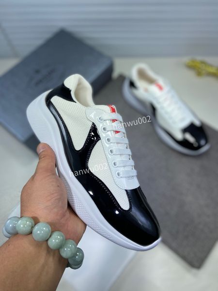 designer shoes men vintage trainer leather mesh classic sneakers combination large sole printing casual shoe, Black
designer shoes men vintage trainer leather mesh classic sneakers combination large sole printing casual shoe, Black