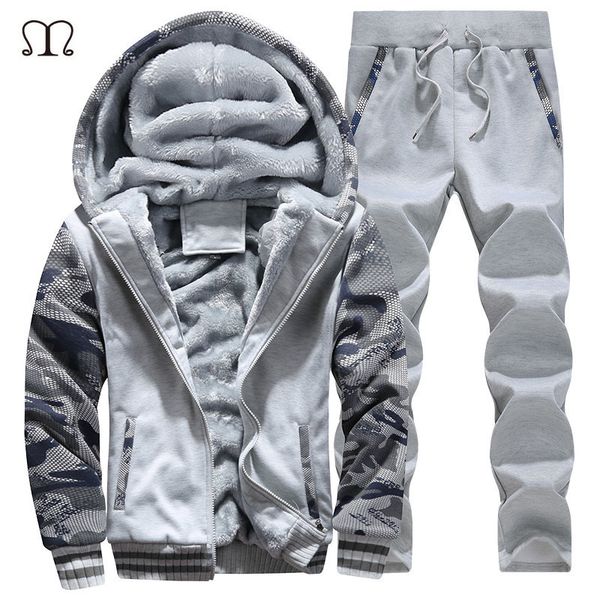 winter mens warm set fleece track suits for men tracksuit brand thicken clothing sudaderas hombre mens camo suits male clothing 201204, Gray
winter mens warm set fleece track suits for men tracksuit brand thicken clothing sudaderas hombre mens camo suits male clothing 201204, Gray