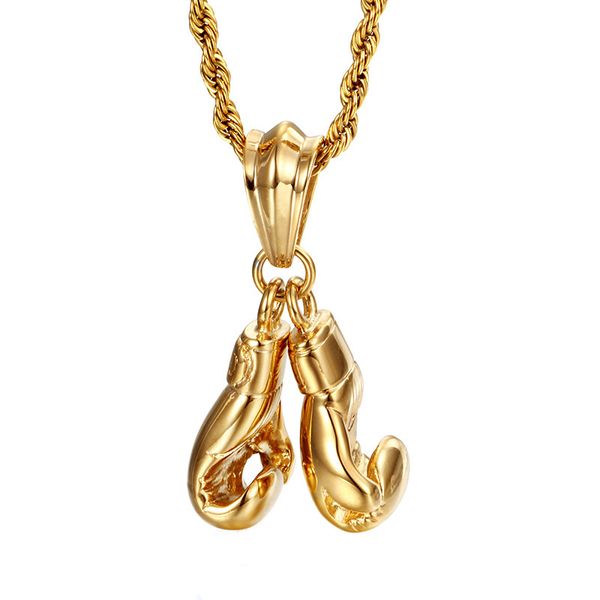 men's sport pair boxing glove pendant necklace fitness stainless steel workout jewelry 18k gold plated, Silver
men's sport pair boxing glove pendant necklace fitness stainless steel workout jewelry 18k gold plated, Silver