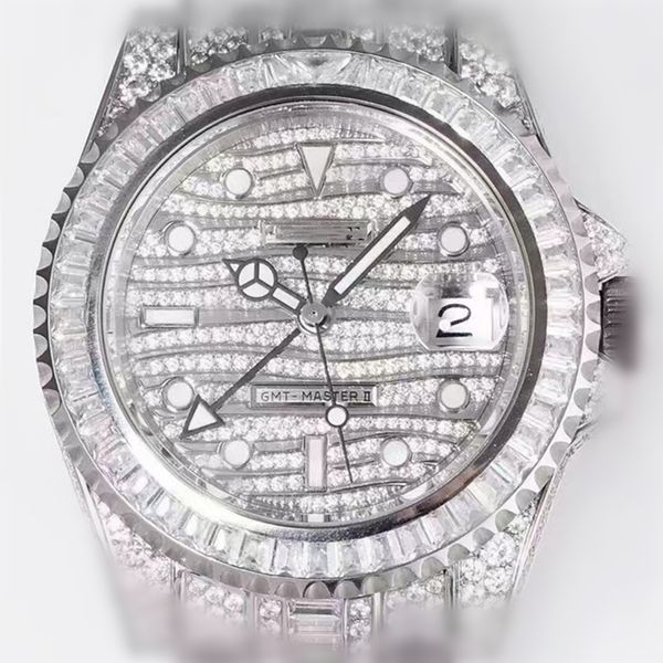 montre de luxe diamond watch men watches 40mm original 2824 gmt automatic machine movement 904l steel case babysbreath wristwatches, Slivery;brown
montre de luxe diamond watch men watches 40mm original 2824 gmt automatic machine movement 904l steel case babysbreath wristwatches, Slivery;brown