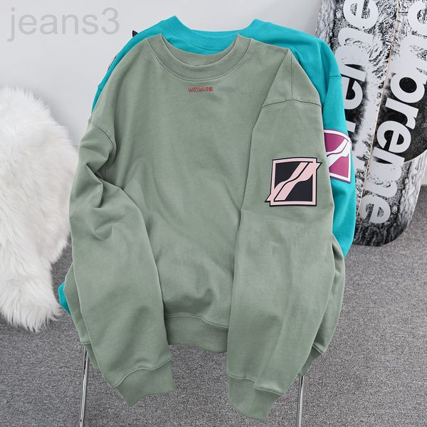 women's hoodies & sweatshirts designer we11done22 early spring new square sleeve badge contrast loose round neck women's sweater, Black
women's hoodies & sweatshirts designer we11done22 early spring new square sleeve badge contrast loose round neck women's sweater, Black