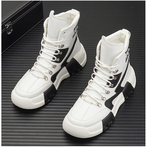 fashion trend men s shoes flat casual thick bottom ankle boots trainers zapatillas hombre 220808, Black
fashion trend men s shoes flat casual thick bottom ankle boots trainers zapatillas hombre 220808, Black