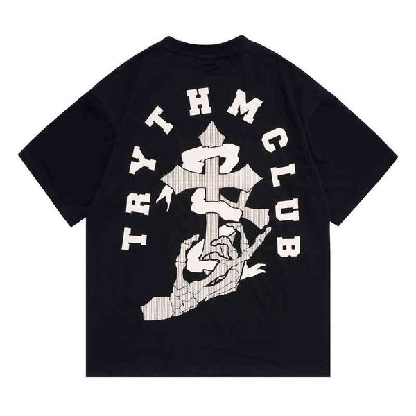 2022 new fashion men's t shirts summer sportswear print t-shirt short sleeve streetwear women clothes loose tee, White;black
2022 new fashion men's t shirts summer sportswear print t-shirt short sleeve streetwear women clothes loose tee, White;black