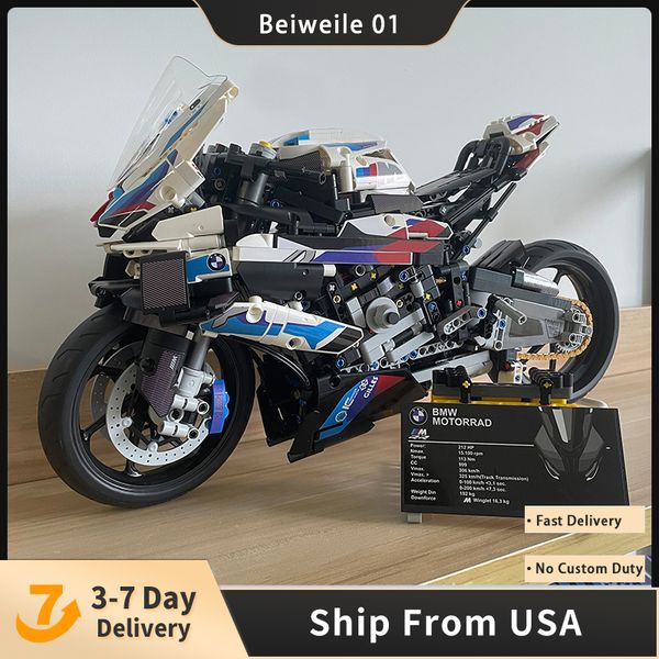 m 1000 rr block motorcycle type racing high-tech series vehicle model 1920pcs building blocks brick toys kids birthday gift set compatible 4
m 1000 rr block motorcycle type racing high-tech series vehicle model 1920pcs building blocks brick toys kids birthday gift set compatible 4