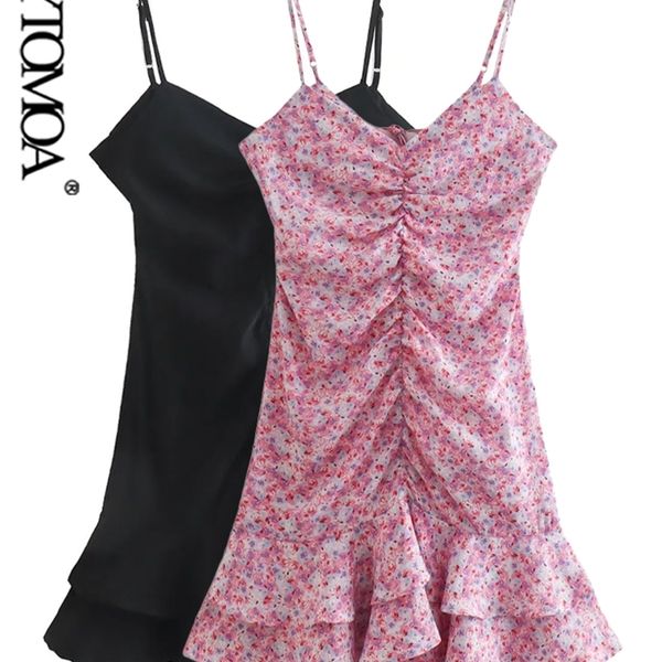 women fashion with tied printed ruffled mini dress vintage backless thin straps female dresses vestidos mujer 220526, Black;gray
women fashion with tied printed ruffled mini dress vintage backless thin straps female dresses vestidos mujer 220526, Black;gray