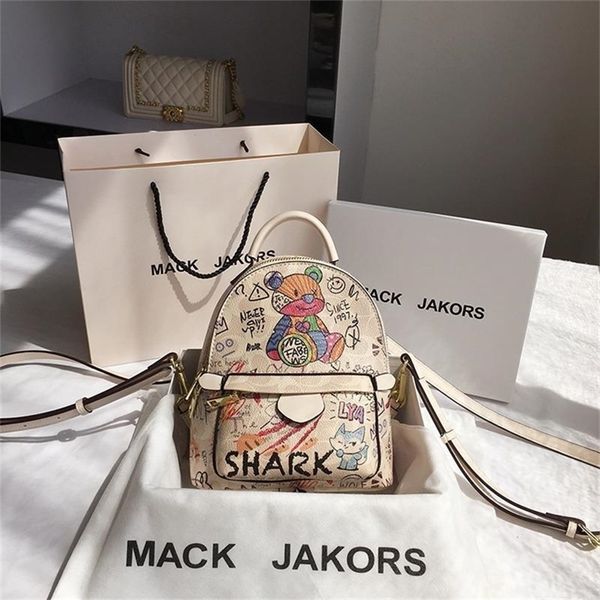 school bags ladies fashion backpack mini backpack women pu leather shoulder bag 220823