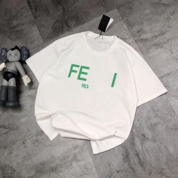 women's t-shirt designer 22 spring and summer new fashion fd + men's women's same couple's cotton round neck letter t-sh, White
women's t-shirt designer 22 spring and summer new fashion fd + men's women's same couple's cotton round neck letter t-sh, White