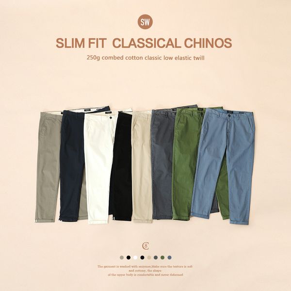 spring winter casual pants men cotton slim fit chinos fashion trousers male clothing plus size pant 482 220620, Black
spring winter casual pants men cotton slim fit chinos fashion trousers male clothing plus size pant 482 220620, Black