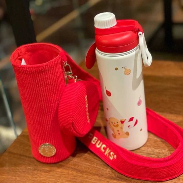 starbucks 2021 christmas red gingerbread man stainless steel thermos cup drinking coffee cup messenger carrying cup cover
starbucks 2021 christmas red gingerbread man stainless steel thermos cup drinking coffee cup messenger carrying cup cover
