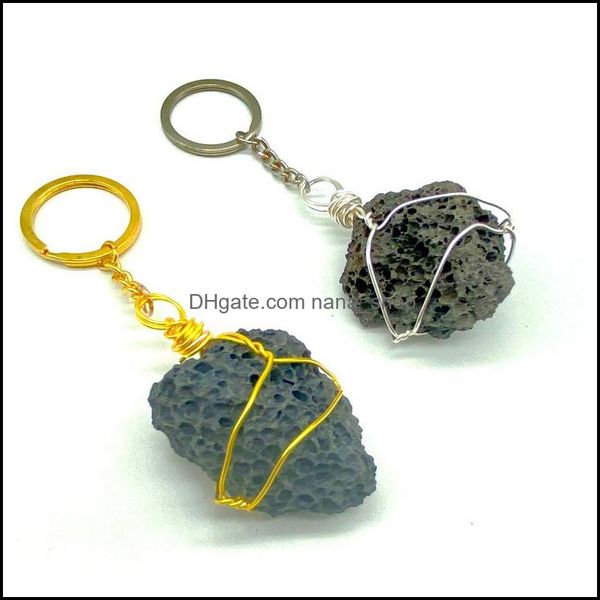 key rings jewelry irregar natural black volcanic rock stone handmade keychains for women men fashion decor drop de dh9wb, Slivery;golden
key rings jewelry irregar natural black volcanic rock stone handmade keychains for women men fashion decor drop de dh9wb, Slivery;golden
