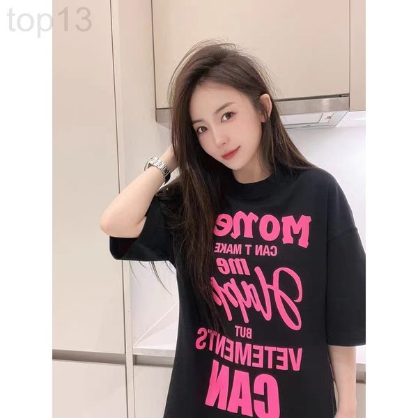women's t-shirt designer chaopai 22 spring and summer new letter printed round neck t-shirt loose thin temperament white q091
women's t-shirt designer chaopai 22 spring and summer new letter printed round neck t-shirt loose thin temperament white q091