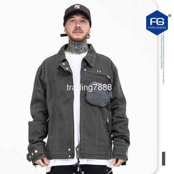 men's jackets fg men's autumn winter fashion brand high street vibe style multi pocket work clothes jacket detachable functional f, Black;brown
men's jackets fg men's autumn winter fashion brand high street vibe style multi pocket work clothes jacket detachable functional f, Black;brown