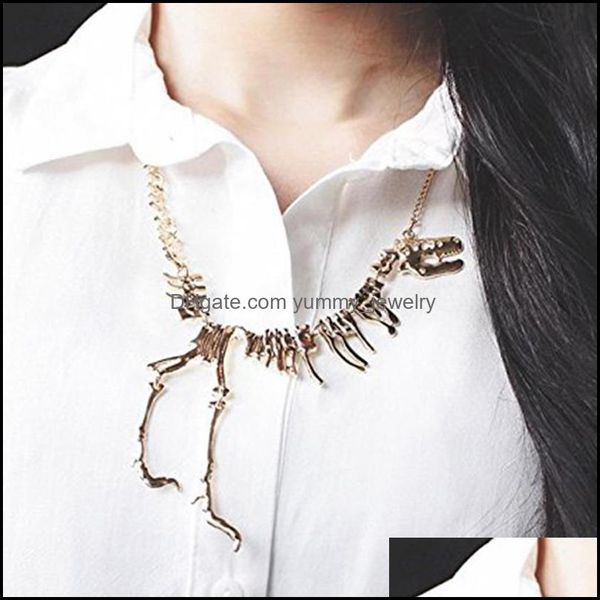 pendant necklaces pendants jewelry long necklace gothic hip hop dinosaur skeleton charm dragon bone alloy collars drop delivery 2021, Silver
pendant necklaces pendants jewelry long necklace gothic hip hop dinosaur skeleton charm dragon bone alloy collars drop delivery 2021, Silver