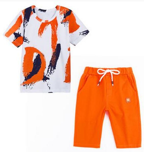 2019 new summer style children short-sleeved shorts suit fashion boys white orange series summer thin section cotton wear suit dqmgx
2019 new summer style children short-sleeved shorts suit fashion boys white orange series summer thin section cotton wear suit dqmgx