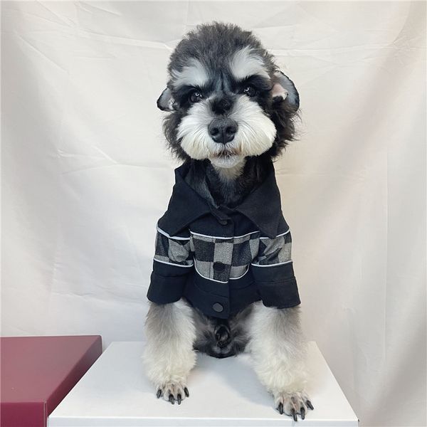 leisure dogs cats denim jacket pet checkerboard designer coats reflective stitching outerwears teddy bulldog schnauzer
leisure dogs cats denim jacket pet checkerboard designer coats reflective stitching outerwears teddy bulldog schnauzer