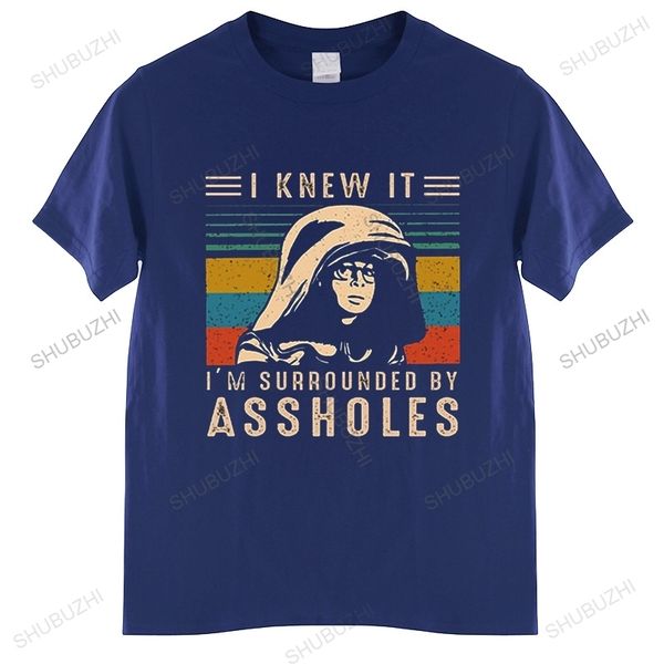 i k it i'm surrounded by assholes t-shirt vintage spaceballs lovers satirical comic film 100% cotton t shirt 220809, White;black
i k it i'm surrounded by assholes t-shirt vintage spaceballs lovers satirical comic film 100% cotton t shirt 220809, White;black