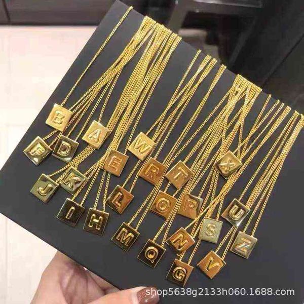 necklace designer letter lisa square clavicle chain light luxury wind couple, Black
necklace designer letter lisa square clavicle chain light luxury wind couple, Black