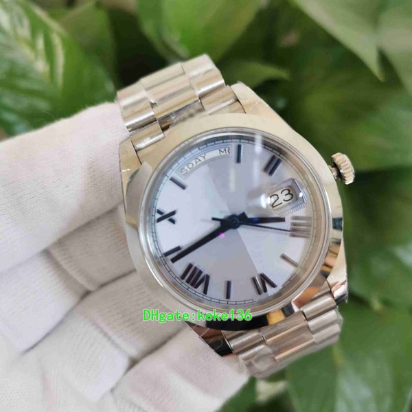 bpf men watch m228206-0001 228206 40mm roman dial stainless steel luminescent 2813 movement automatic mechanical mens watches wristwatches, Slivery;brown 
bpf men watch m228206-0001 228206 40mm roman dial stainless steel luminescent 2813 movement automatic mechanical mens watches wristwatches, Slivery;brown