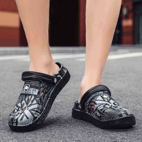 2022 luxury designer men's slippers hole sandals hollow breathable flip-flops crocodile shoes fashion plus size, Black
2022 luxury designer men's slippers hole sandals hollow breathable flip-flops crocodile shoes fashion plus size, Black