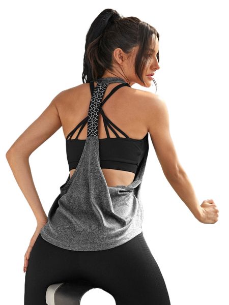geo print backless sports tank y5g8#, Gray
geo print backless sports tank y5g8#, Gray