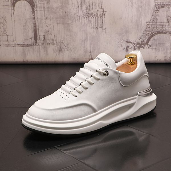 luxury designer lace-up dress wedding party leather shoes breathable walking casual sneakers fashion round toe air cushion business driving, Black
luxury designer lace-up dress wedding party leather shoes breathable walking casual sneakers fashion round toe air cushion business driving, Black