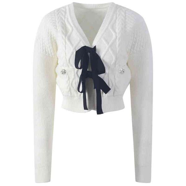 women's knits tees lady style age reducing stitching diamond lace up short knitted cardigan autumn and winter cute girl 0ajs, White
women's knits tees lady style age reducing stitching diamond lace up short knitted cardigan autumn and winter cute girl 0ajs, White