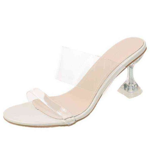 high heeled slippers women's 2022 summer wine cup and korean large one-line belt are fashionable to wear out, Black
high heeled slippers women's 2022 summer wine cup and korean large one-line belt are fashionable to wear out, Black